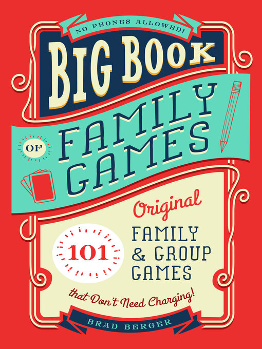 Title details for Big Book of Family Games by Brad Berger - Available